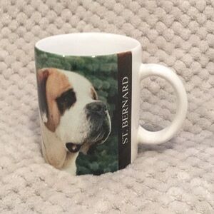 St. Bernard Dog Mug - White